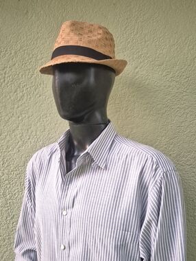 Alan Michaels (Hong Kong) Men's Vintage Pure Cotton Luxury Button Collar Shirt